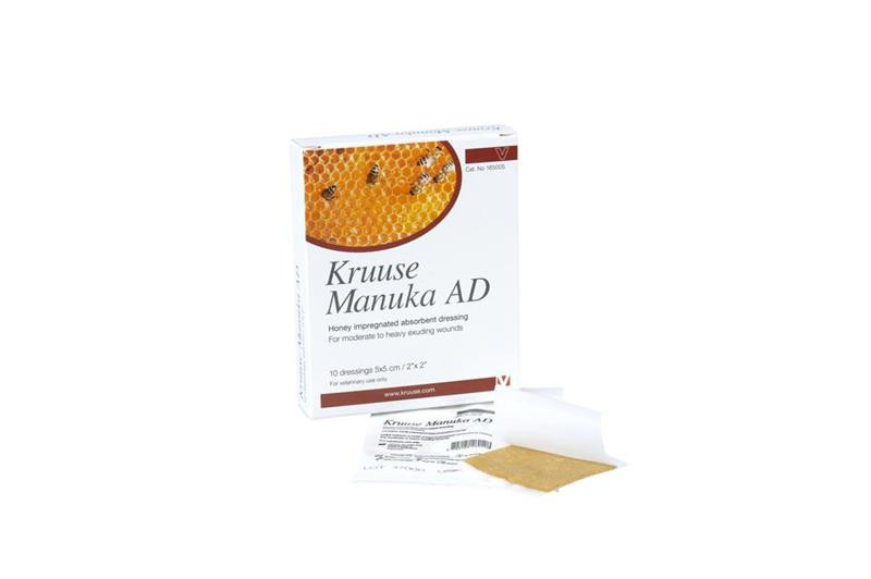 Náplasť Manuka med AD, absorbujúce sterilné krytie KRUUSE, 5 x 5 cm