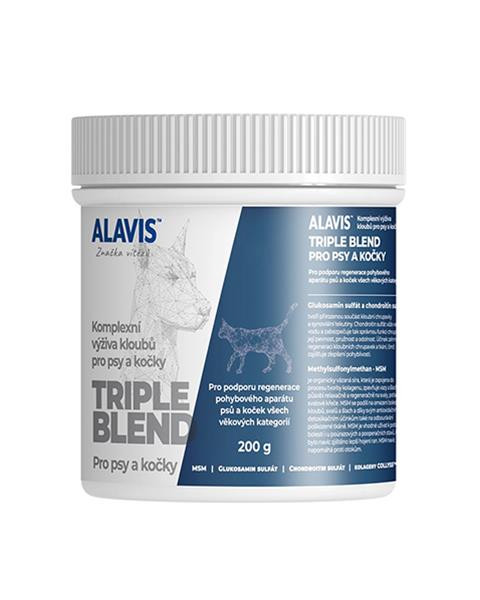 ALAVIS Triple Blend pre psy a mačky plv. 200 g