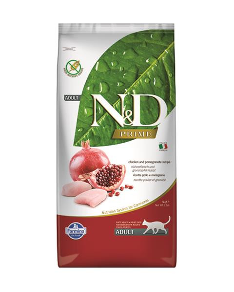Farmina N&D cat PRIME (GF) adult, chicken & pomegranate 5 kg