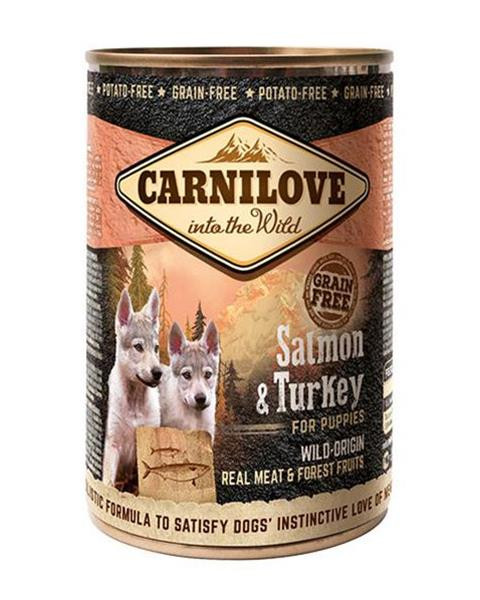 Carnilove dog WM Pupies Salmon & Turkey 6 x 400 g konzerva