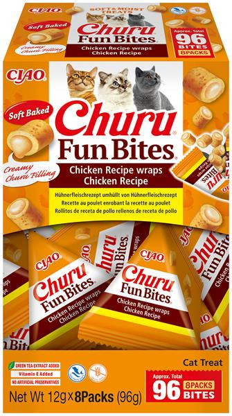 Pamlsok Inaba Churu Fun Bites dog kura so syrom 8 x 12 g