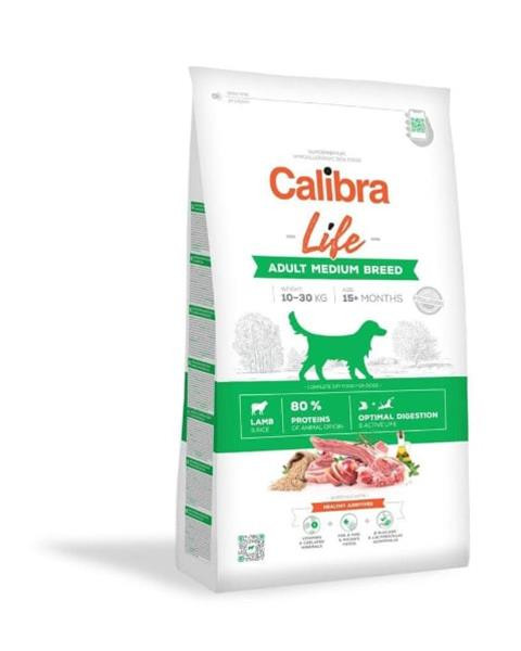 Calibra Dog Life Adult Medium Breed Lamb 12 kg