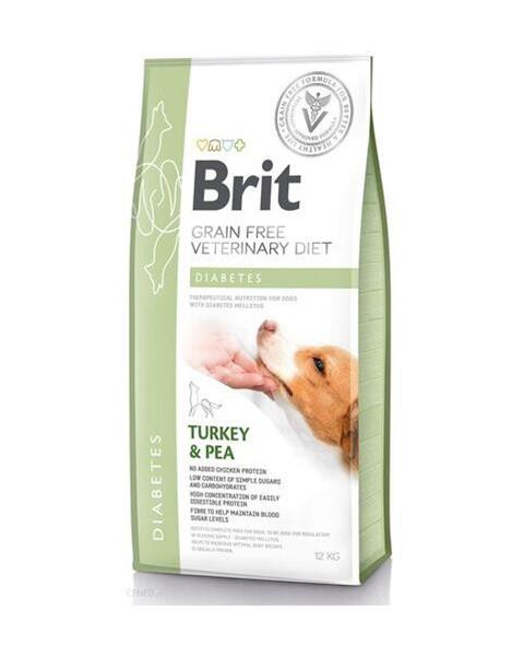 Brit Veterinary Diets GF dog Diabetes 12 kg
