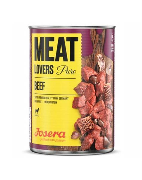 Josera konzerva Dog Meat Lovers Junior Pure Beef 400 g