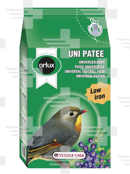 VL Orlux Uni Patee Premium Universal Softbillfood-kompl. zmes s medom pre malé druhy ovocno a hmyzožravých vtákov 1 kg
