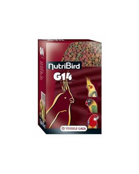 VL NutriBird G14 Tropical- extrudy pre stredne veľké papagáje s tropickým ovocím na denné kŕmenie 10 kg
