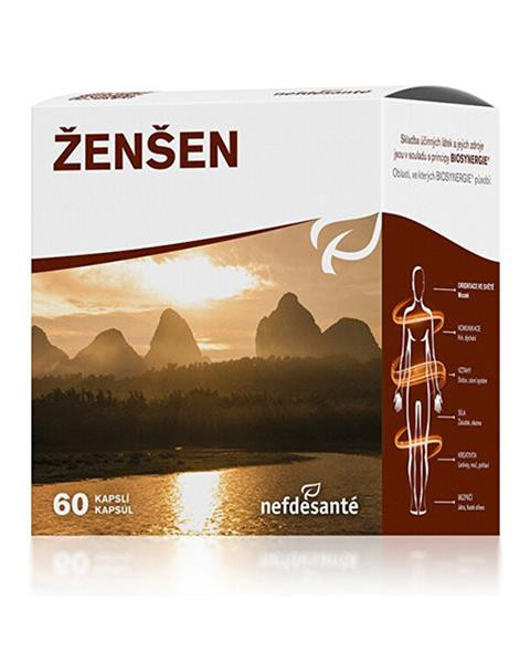 Ženšen cps. 60 x 200 mg Nefdesante