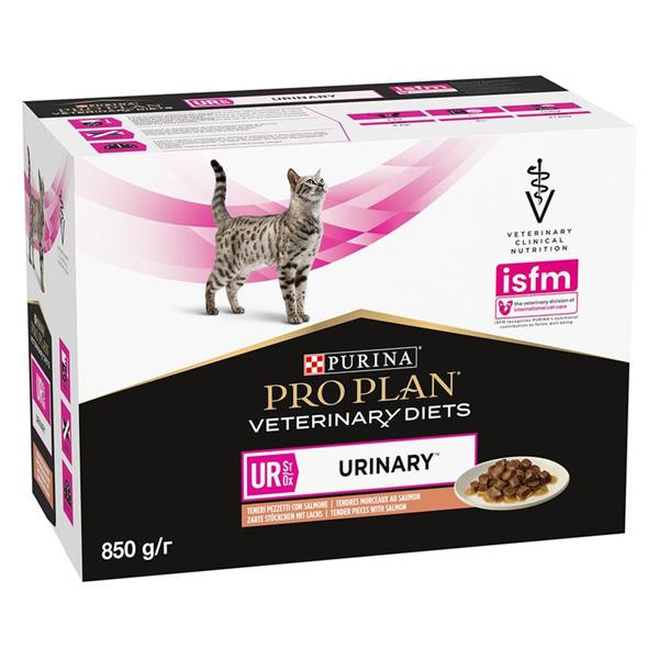 Purina VD Feline - UR St/Ox Urinary Salmon kapsička 10x85 g