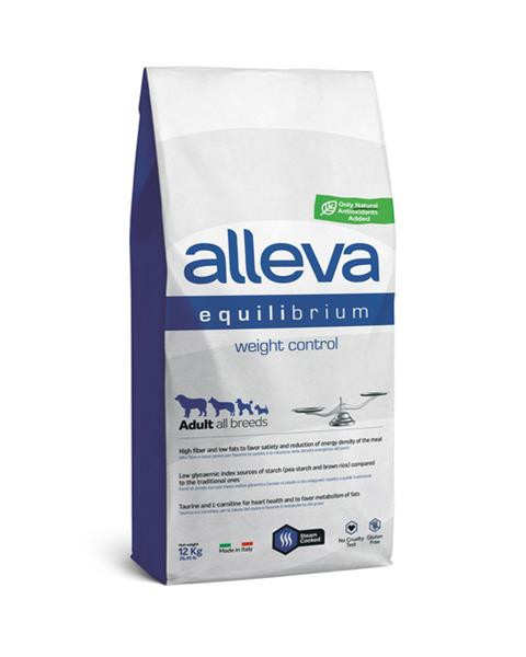 Alleva SP EQUILIBRIUM dog adult weight controll all breed chicken & ocean fish 12 kg