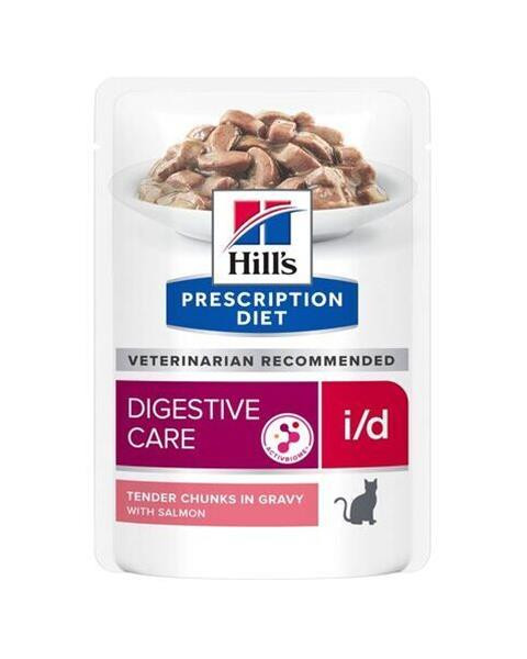 HILLS Diet Feline i/d KAPSIČKA Salmon NEW 12x85 g