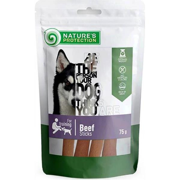 Pamlsok Natures P Snack dog beef sticks 75 g