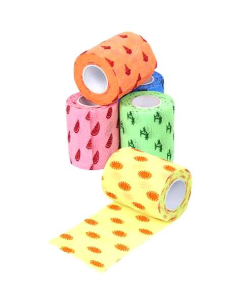 Bandáž KRUUSE Fun-Flex Summer 10 cm x 4,5 m, 10 ks