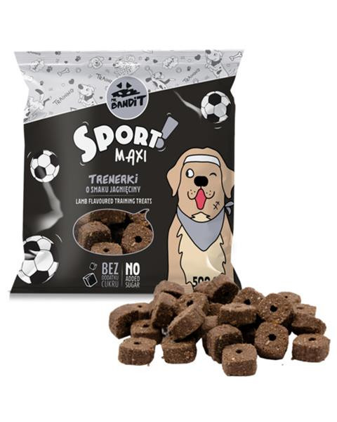Pamlsok Mr. Bandit sport maxi lamb training treats 500g