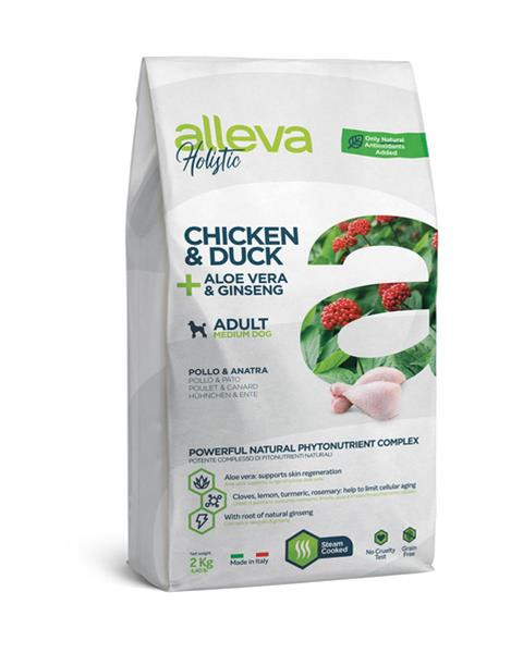 Alleva HOLISTIC dog adult medium chicken & duck 2 kg