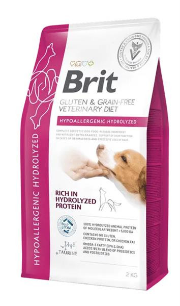 Brit Veterinary Diets GF dog Hypoallergenic Hydrolyzed 2 kg