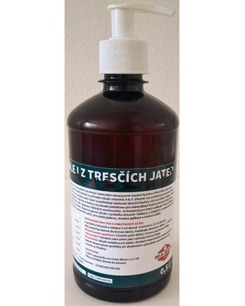 Olej z treščej pečene ZEUS 500 ml