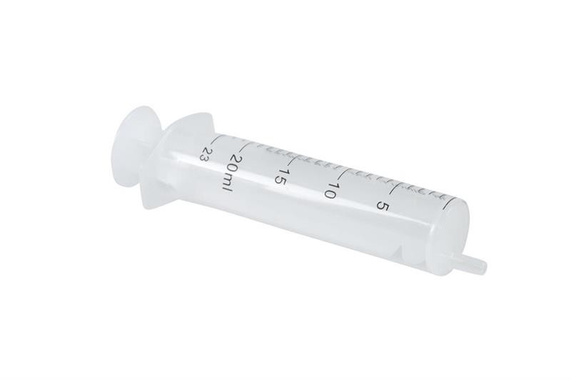 Striekačka KRUUSE 2-dielna jednoraz.20 ml 50 ks