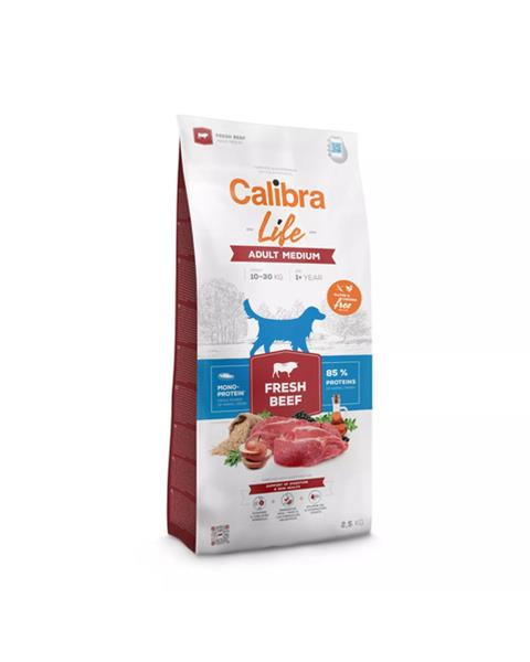 Calibra Dog Life Adult Medium Fresh Beef 2,5 kg