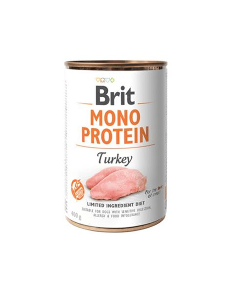 Brit Mono Protein Turkey 6 x 400 g konzerva
