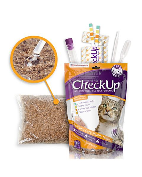 CheckUp Kit Cats domáci test zdravotnej kondície mačky - sada