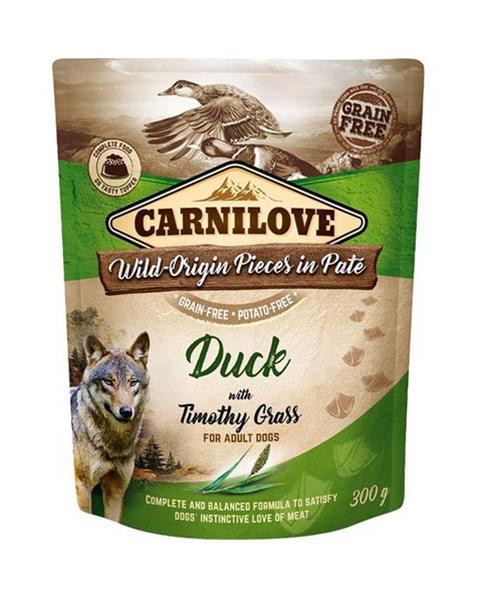 Carnilove dog Kapsička Paté Duck with Timothy Grass 12 x 300 g