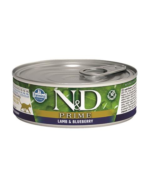 Farmina N&D cat PRIME lamb & blueberry konzerva 70 g