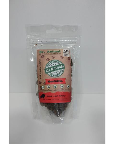 Pamlsok Dr. Animal hovädzie sušené mäso kocky 80g