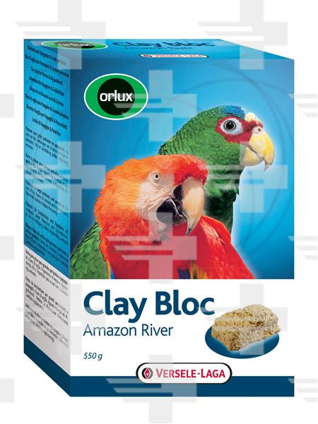 VL Orlux Clay Bloc Amazon River- ílová tehla pre väčšie papagáje 550 g