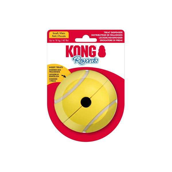 Hračka Kong Dog Rewards Tennis loptička na maškrty S guma
