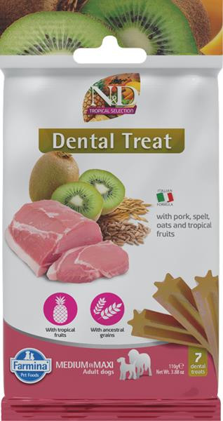 Pamlsok Farmina ND Tropical Selection Pork Adult medium & maxi 100g