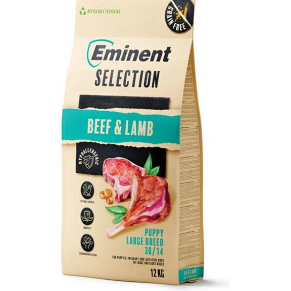 Eminent dog Selection Puppy Large Breed Beef & Lamb 12 kg 