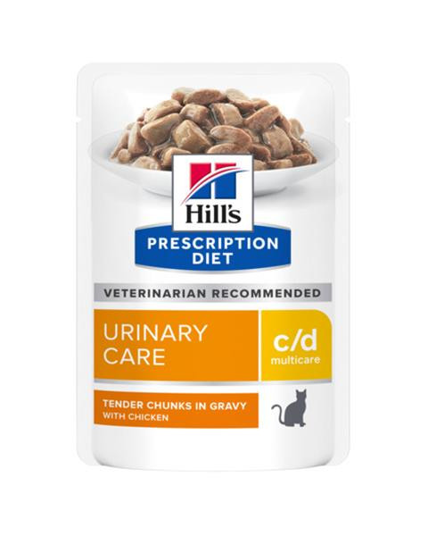 HILLS Diet Feline c/d Multicare KAPSIČKA chicken NEW 12x85 g