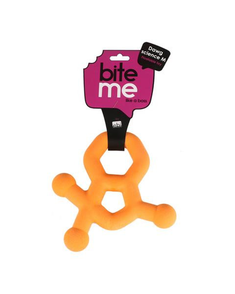 Hračka EBI+Dawg science, plávajúca, aportovacia, oranžová M - 20x19x2,5cm