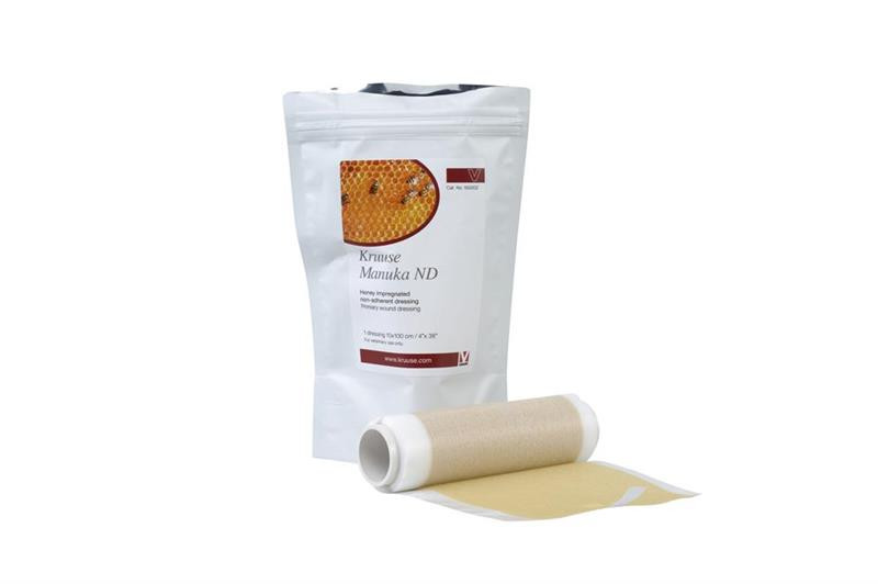 Náplasť Manuka med ND, nepriľnavé sterilné krytie KRUUSE, 10 x 100 cm rola