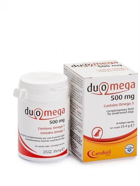Duomega Dogs 500 mg pre malé psy 30 cps.