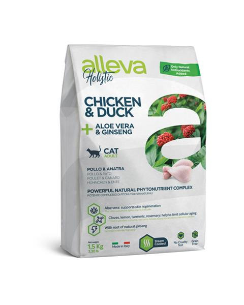 Alleva HOLISTIC cat adult chicken & duck 1,5 kg