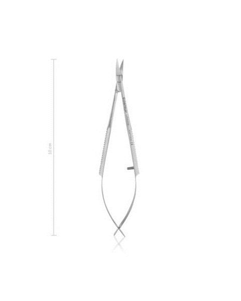 Nožnice Castroviejo, zakrivené O/O 10 cm