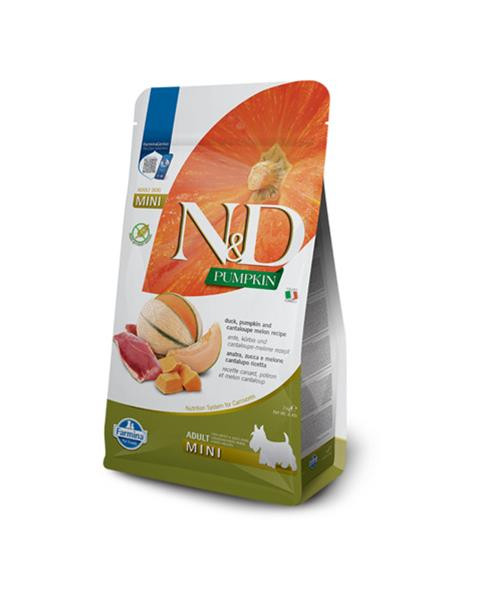 Farmina N&D dog PUMPKIN (GF) adult mini, duck & cantaluope 2 kg