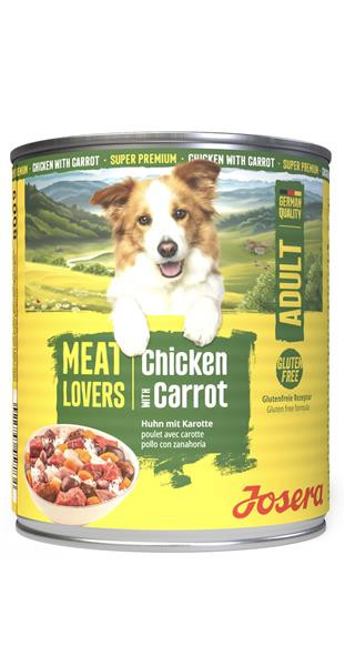 Josera konzerva Dog Meat Lovers Chicken with Carrot NEW 400 g