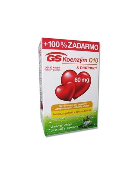 GS koenzym Q10 60 mg 30 + 30 cps.