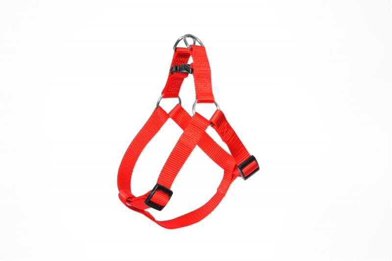 Postroj DUVO+ nylon červený 30-40 cm/ 10 mm