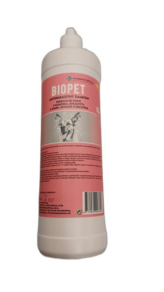 Šampón BIOPET antiparazitný pre psy 1 l
