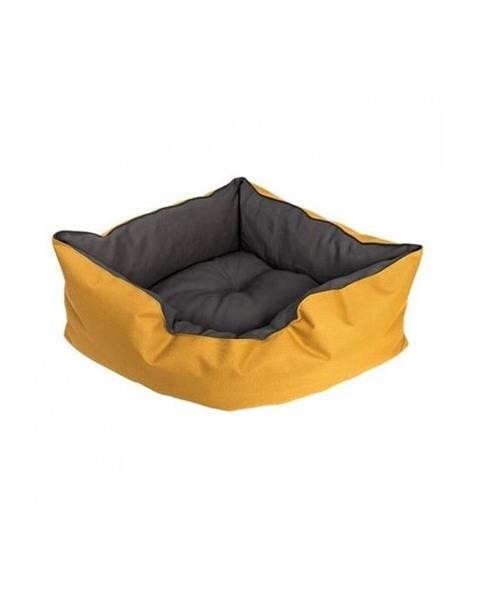 Pelech Samohýl Buffy rohový okrová/šedá farba 60 x 60 cm