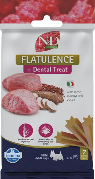 Pamlsok Farmina Quinoa Dog Flatulence Adult Mini 60g