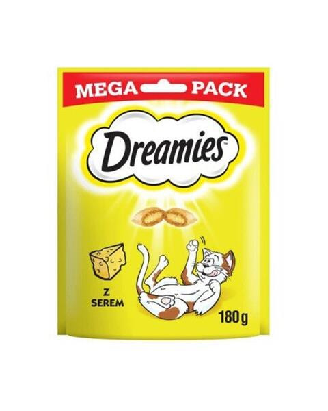 Pamlsok Mars DREAMIES MEGA pack cat syrové 4 x 180 g