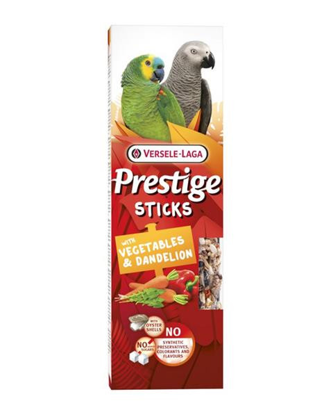 Pamlsok VL Prestige Sticks Small Parakeets with Vegetables & Dandelion 2 ks - tyčinka pre andulky so zeleninou a púpavou 60 g