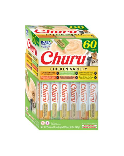 Pamlsok Inaba Churu cat Kura 6 príchutí 60 túb 840 g