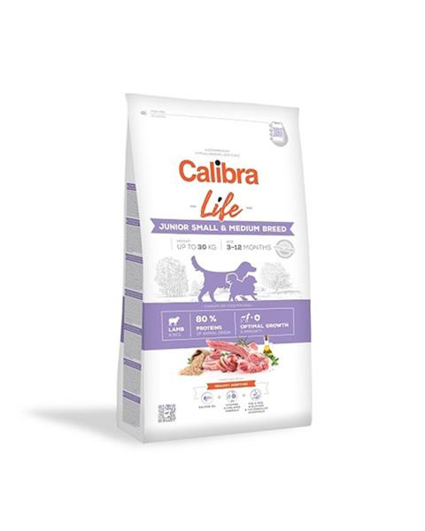 Calibra Dog Life Junior Small & Medium Breed Lamb 12 kg