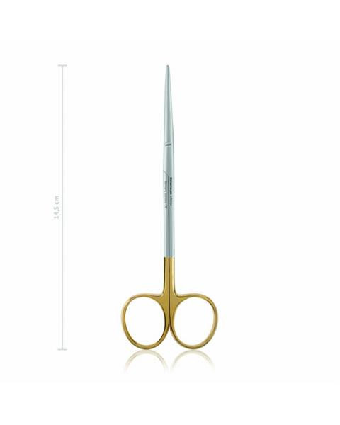 Nožnice Metzenbaum-Fino, pitevné, rovné TC 145 mm