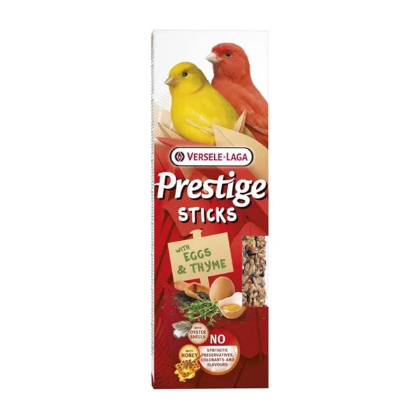 Pamlsok VL Prestige Stick Canaries with Eggs & Thyme 2 ks - tyčinka pre kanáriky s vajciami a tymiánom 60 g